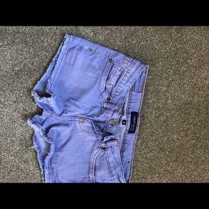Girls blue jean shorts